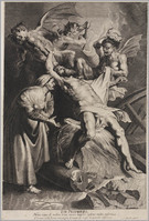 KG 16930
<br/>
Job op de mestvaalt door zijn vrouw bezocht
<br/>
<em>Anoniem</em>